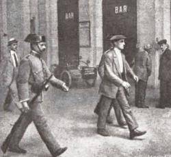 Un dels nombrosos detinguts en la vaga general a Barcelona l'agost de 1917