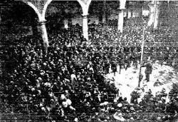 Acte d'afirmació monárquica a la Capitania General de Barcelona el 23-1-1919 (Foto del Día Gráfico)