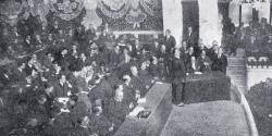 Els representants dels ajuntaments catalans reunits al Palau de la Música Catalana el 26-1-1919 per ratificar el text de l'estatut d'auntonomia 