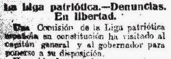 El Heraldo de Madrid del 25-12-1918 fent una de les primeres mencions de la LPE