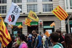 Poble Lliure participa per primer cop a la diada de País Valencià i inaugura una seu a València