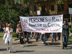Manifestació a Palma contra el TTIP