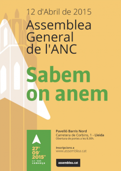 Assemblea General de l'ANC a Lleida amb la vista fixada en el 27S