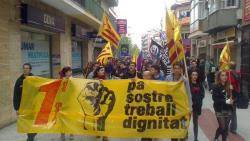 Manifestació 1r de Maig a Calella