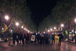 La CUP Tarragona  fa la primera encartellada de campanya en bancs i mútues