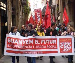 La Intersindical-CSC reclama assolir la independència per construir una societat justa
