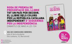 Presentació de "Tot un país per decidir. El llibre dels colors per la República Catalana independent"