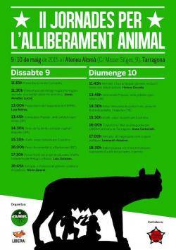 Tornen a Tarragona  les Jornades per l'Alliberament Animal