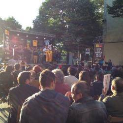 Acte final de la CUP-Crida per Girona: "Som la força de la gent"