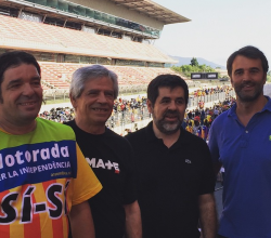 La Motorada per la Independència reuneix 4.500 motos al Circuit de Barcelona-Catalunya