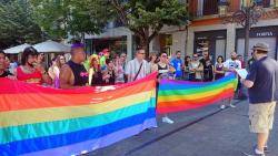 Celebració a Girona de la Diada de l?alliberament LGTBI