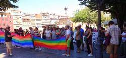 Celebració a Girona de la Diada de l?alliberament LGTBI