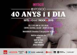 L'exposició "40 anys i un dia" celebra les quatre dècades del primer CanetRock
