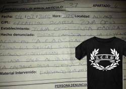 Una multa a Alacant per una samarreta enceta l'aplicació de la "Llei mordassa"