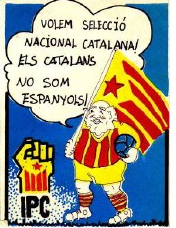 34. 1982- Adhesiu de protesta per la campanya de propaganda realitzada per lestat espanyol durant lorganització dels Mundials de fútbol. IPC.