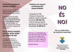 ull informatiu "No és No!" editat per l'ajuntament de Sant Pere de Riudebitlles i que repartirem casa per casa