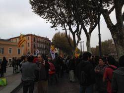 Milers de persones a Perpinyà reivindiquen un estatut per a Catalunya Nord a la cloenda del Correllengua 2015