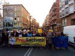 Clam popular a Barcelona contra el racisme i l'acord de la UE amb Turquia