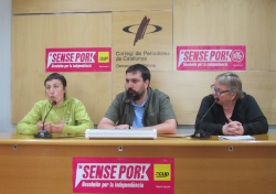 La CUP presenta la campanya Sense Por a les comarques de Girona