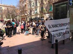 Protestes pel desallotjament de Banc Expropiat