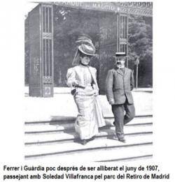 Francesc Ferrer i Guàrdia i Soledad Villafranca