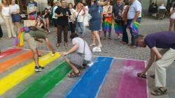 Celebració de la diada per l'alliberament LGTBI a Girona
