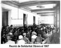 Reunió de Solidaritat Obrera del 1907