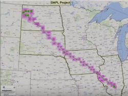 Dissabte passat, la protesta contra loleoducte (que creuarà quatre estats: Dakota del Nord, Dakota del Sud, Iowa i Illinois