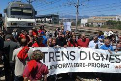 Convoquen una concentració a Vila-seca per reivindicar la millora del servei ferroviaria a les Terres de l'Ebre