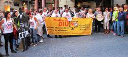 A Palma, més de 250 persones es van concentrar aquest dissabte davant la Delegació del Govern de les Illes