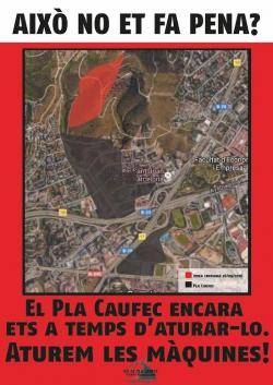 El veïnat d'Esplugues de Llobregat torna a mobilitzar-se davant la reactivació de Pla Caufec