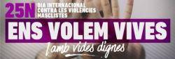 Commemoració de la Diada Internacional contra les violències masclistes