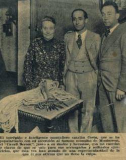 Notícia apareguda a la revista "Campeón" el  15/3/1936, sobre l'ascens al Cavall Bernat de Josep Costa