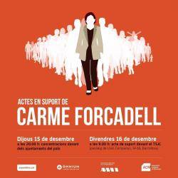 Campanya de les entitats sobiranistes de suport a Carme Forcadell