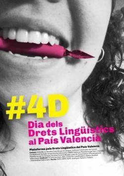 La Plataforma pels Drets Lingüístics del País Valencià es concentra davant les Corts Valencianes