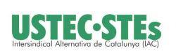 Logo del sindicat USTEC·STEs (IAC)