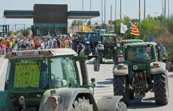 Unió de Pagesos mobilitza uns 80 tractors per anar plegats la presó del Puig de les Basses