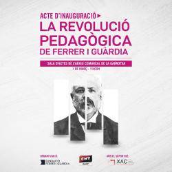 "!La revolució pedagògica de Ferrer i Guàrdia" arriba a Olot de la mà de la CNT Olot.