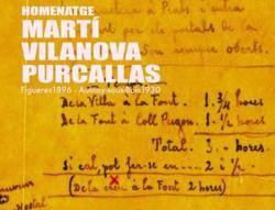 Cartell de l'acte d'homenatge a Martí Vilanova fet a Figueres l'any 2021