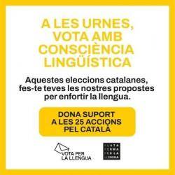 La guia de vot de Plataforma per la Llengua constata que els programes electorals prioritzen lensenyament del català a les obligacions lingüístiques