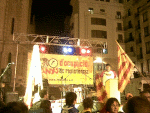 Imatge de l'acte pol&iacute;tic de cloenda de la manifestaci&oacute;