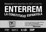 L’esquerra independentista manresana celebra, per tercer any, una enterrament de la constitució espanyola.