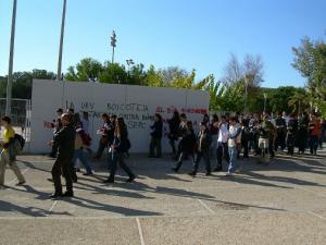 Cercavila a la Facultat de Magisteri (URV). Tarragona