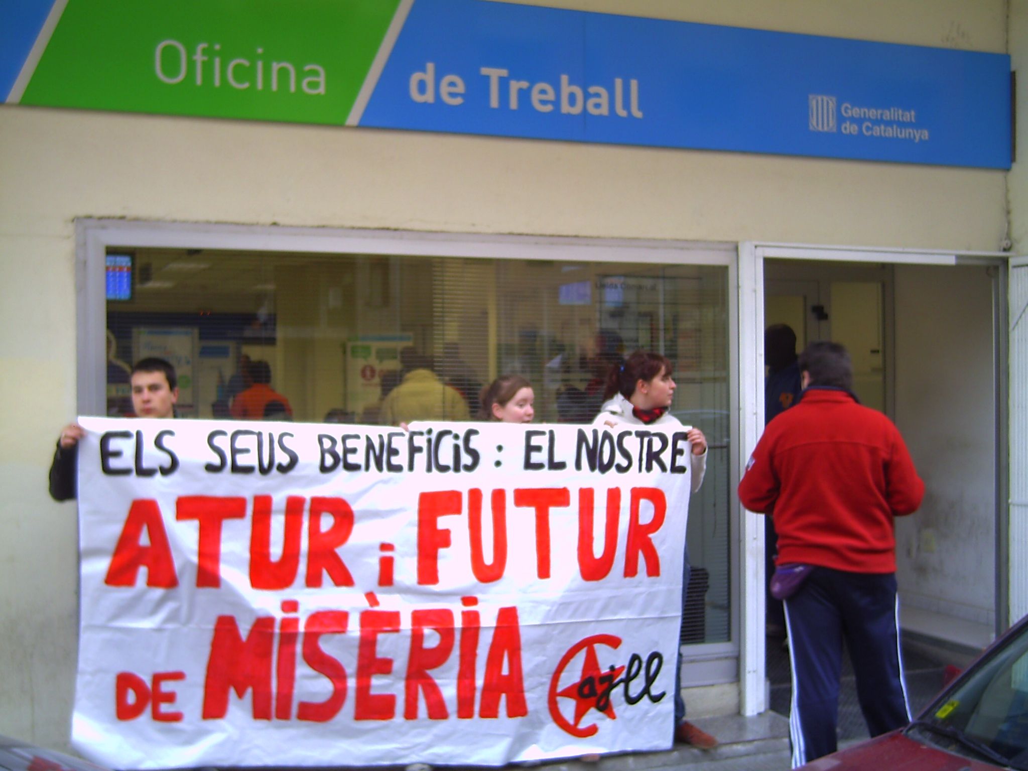 L'AJL denuncia l'augment de l'atur i la precarietat laboral dels joves a l'interior de les OTG