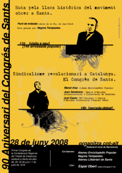 Cartell 90 congres sants gran