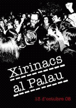 Xirinacs: també a l'homenatge al Palau