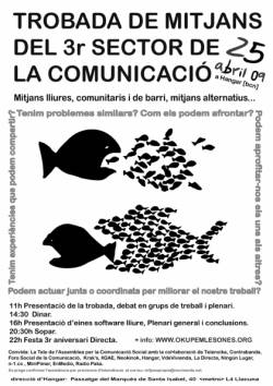 Cartell trobada mitjans lliures abril 09