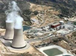 Vista central nuclear cofrentes valencia