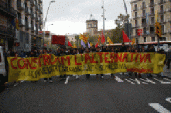 Protesta per una universitat pública i de qualitat