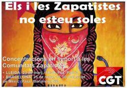 Cartell de la CGT sobre Chiapas